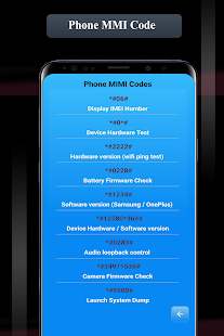 Sim Phone details: Device Info Schermata