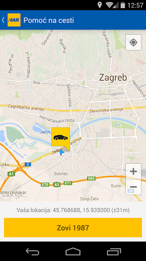 Croatia Traffic Info – HAK Screen 3