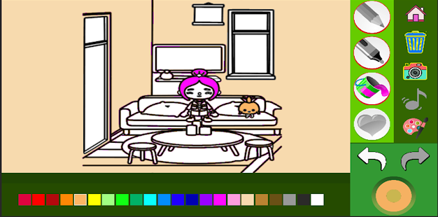 ccplay toca life coloring book 0.1 APK screenshots 6