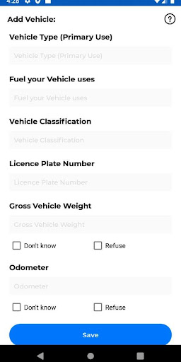 CV SURVEY Screen 3