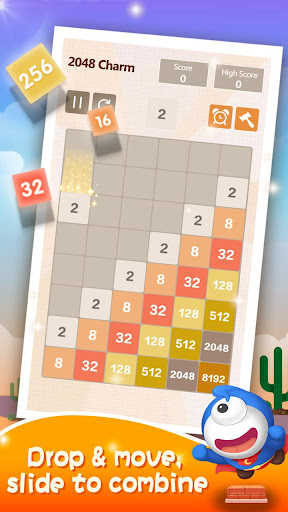 Code Triche 2048 Charm: Classic & New 2048, Jeux de chiffres  APK MOD (Astuce) 4