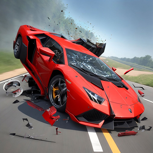 Real Car Crash Simulator 3D logo