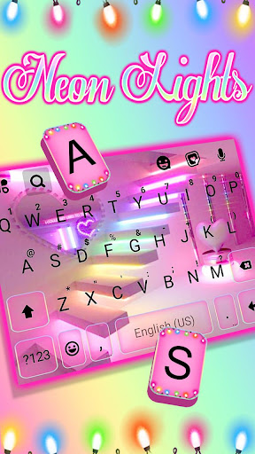 Party Lights Keyboard Theme Screen 2
