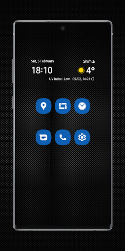 Material Blue Flat Icon Pack