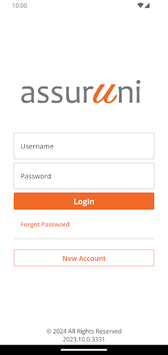 Android application Assuruni Mobile screenshort