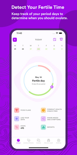 CICLE: Period, Fertility, PCOS Screenshot 2 - AppWisp.com