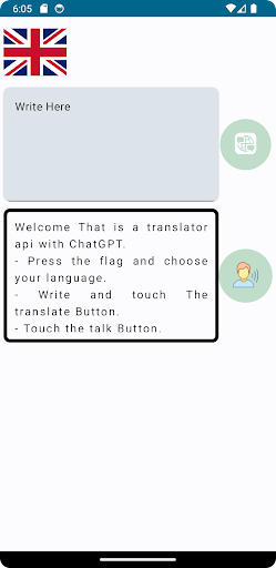 Android application Translator by Gonojuarez screenshort