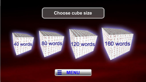 Word Search Cubes