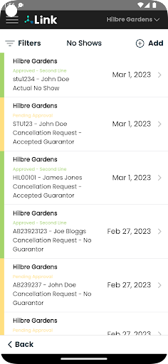 Link App Screen 3