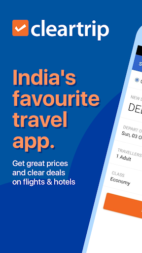 Cleartrip - Flights, Hotels, Train Booking App  screenshots 2