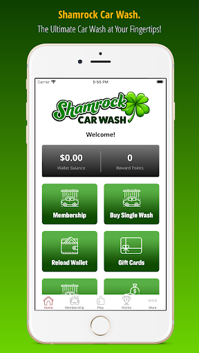 Android application Shamrock Car Wash screenshort