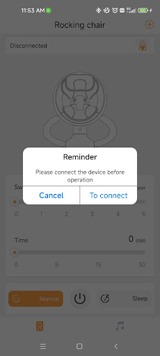 Android application RockingChair screenshort