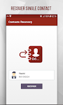 screenshot of Recover Deleted Contacts