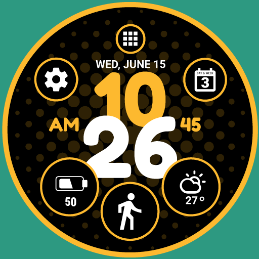 Color Watch Face (by HuskyDEV)  Icon