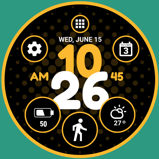 Color Watch Face (by HuskyDEV) logo