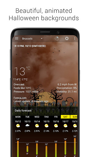 Animated Halloween backgrounds premium add-on