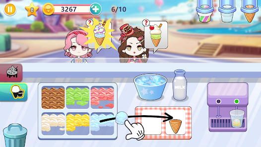 Imágen 16 Vlinder Ice Cream dressup game android