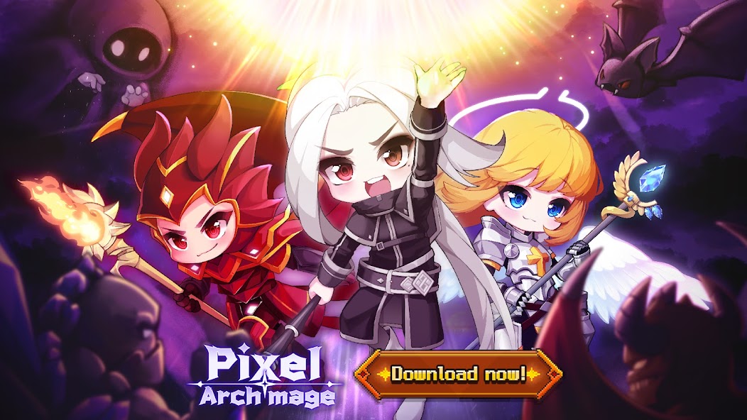 Pixel Archmage 1.0.4 APK + Mod (Remove ads / Mod speed) for Android