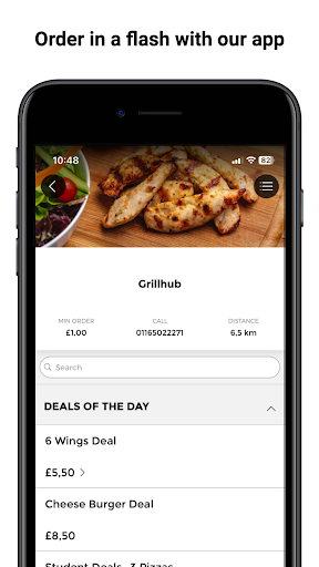 Android application Grillhub screenshort