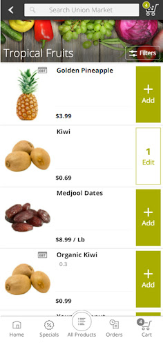 Screenshot of Union Market
