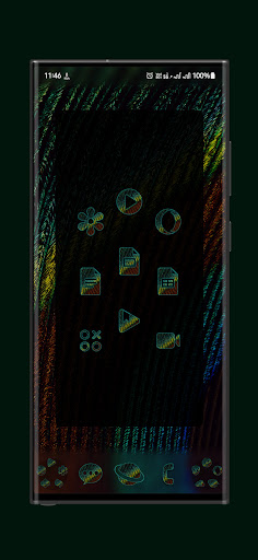 Screenshot of Peacock Feather Icon Pack