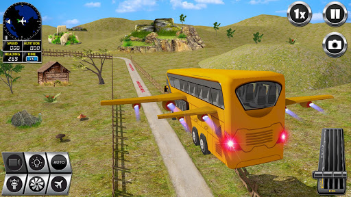 Flying Bus Driving simulator 2019: Free Bus Games 3.3 screenshots 18
