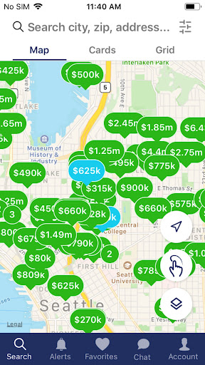 Android application Front Yard Real Estate screenshort