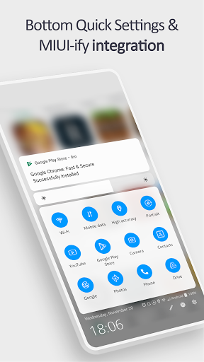 Screenshot of Tile Shortcuts: Quick settings
