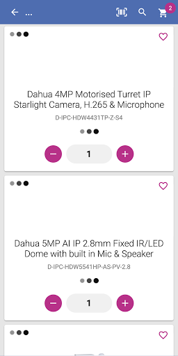 Android application IC Plus screenshort