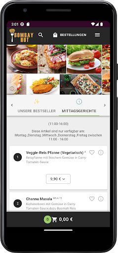 Bombay Hut Lieferservice Screen 2