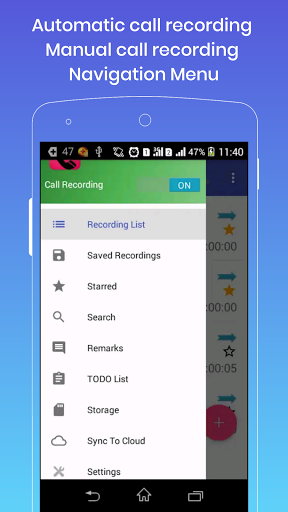 Android application Call Recorder for Android[PRO] screenshort