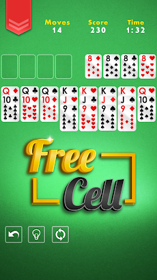 FreeCell - Free Classic Casino Card Gameのおすすめ画像1