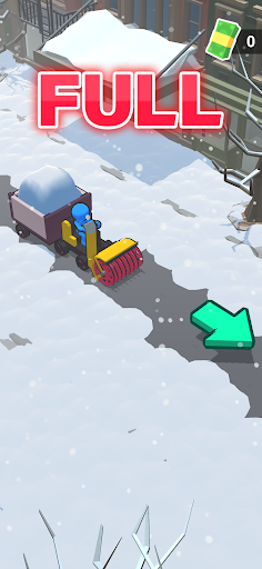 Snow shovelers - simulation Screen 2