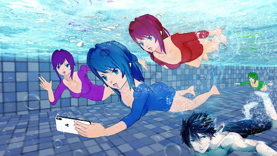 Anime Games 3d - Yandere Girl simulator Life 1.1 screenshots 3