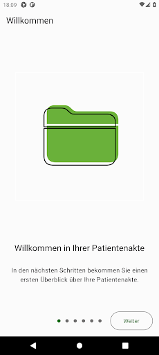 Android application SVLFG ePA screenshort