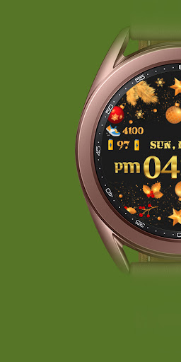 Christmas SCK 9 watch face