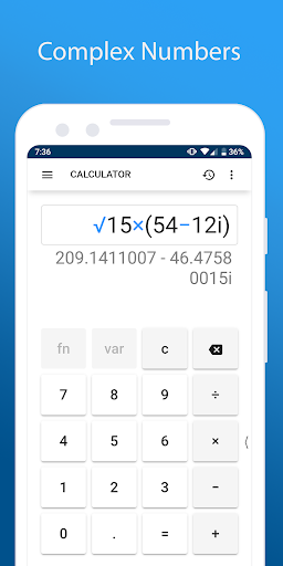 MultiCalc: Advanced Calculator Screen 3