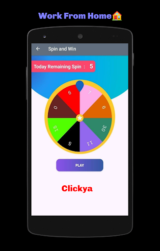 Clickya - Work From Home, Watch  Earn, Play Games