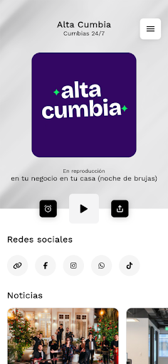 Vista previa de la aplicación
