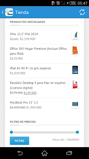 Compudemano App Screen 3