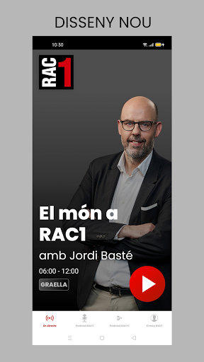 Android application RAC1 Oficial screenshort