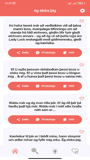 Ég elska þig sms af ást 2024 Screen 3