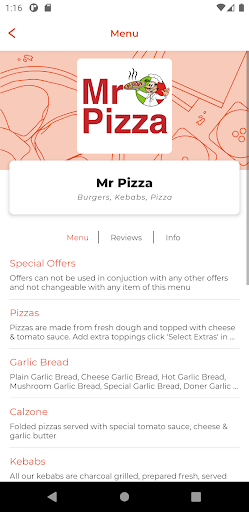 Mr Pizza S35 Screen 2