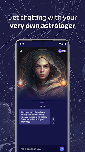 Android application Aistro: AI Horoscope Astrology screenshort