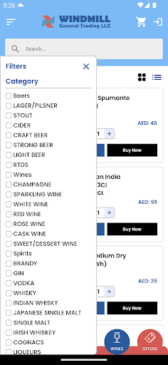 Windmill Cellar Click&Collect Screen 3