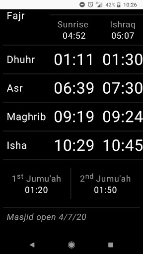 Android application Poplar ShahJalal Mosque screenshort