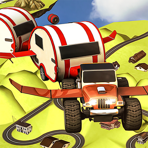 Flying Car Gas Station Parking 2.1 Icon
