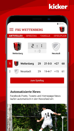 Android application Wettenberg screenshort