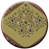 Town Hall 9 War Base Layouts icon