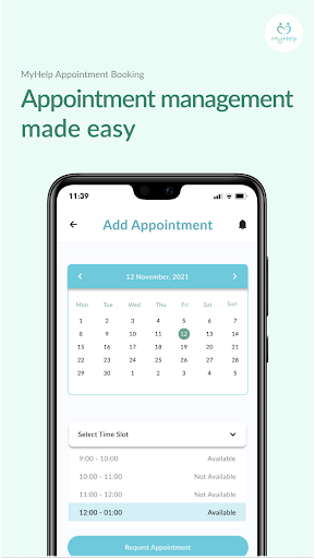 MyHelp Screen 2